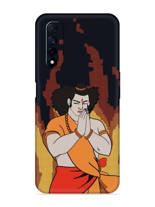 Shree Ram Vector Embossed Soft Silicone Case for Realme Narzo 30 (4G)