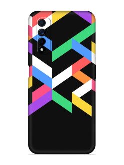Colorshape Abstarct Embossed Soft Silicone Case for Realme Narzo 30 (4G)
