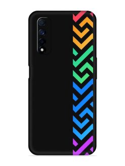 Colorshape Stripes Embossed Soft Silicone Case for Realme Narzo 30 (4G)