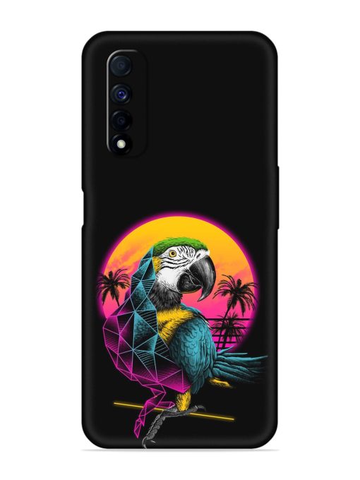 Rad Parrot Embossed Soft Silicone Case for Realme Narzo 30 (4G) Edge Zapvi