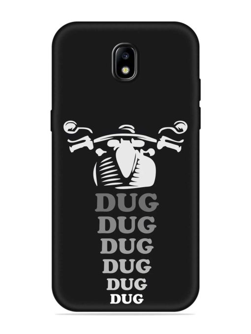 Dug Dug Dug Embossed Soft Silicone Case for Samsung Galaxy J7 (2017)