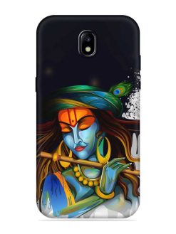 Krishna Art Embossed Soft Silicone Case for Samsung Galaxy J7 (2017)