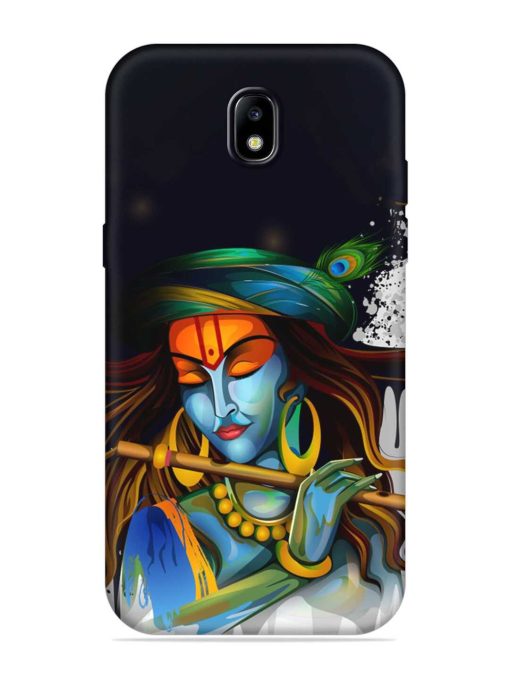 Krishna Art Embossed Soft Silicone Case for Samsung Galaxy J7 (2017) Edge Zapvi