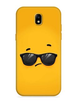 Attitude Glass Art Embossed Soft Silicone Case for Samsung Galaxy J7 (2017)