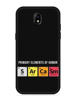 Primary Elements Humor Embossed Soft Silicone Case for Samsung Galaxy J7 (2017)