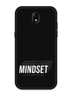 Mindset Everything Slogan Embossed Soft Silicone Case for Samsung Galaxy J7 (2017)