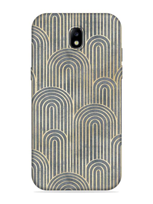 Art Deco Style Embossed Soft Silicone Case for Samsung Galaxy J7 (2017)