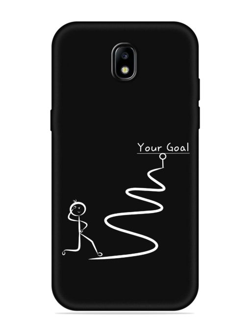 Your Goal Embossed Soft Silicone Case for Samsung Galaxy J7 (2017) Edge Zapvi