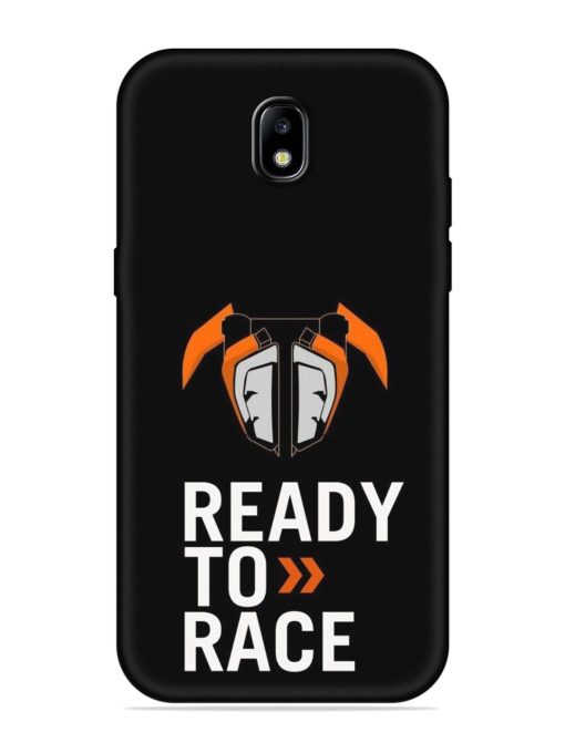 Ready To Race Embossed Soft Silicone Case for Samsung Galaxy J7 (2017)