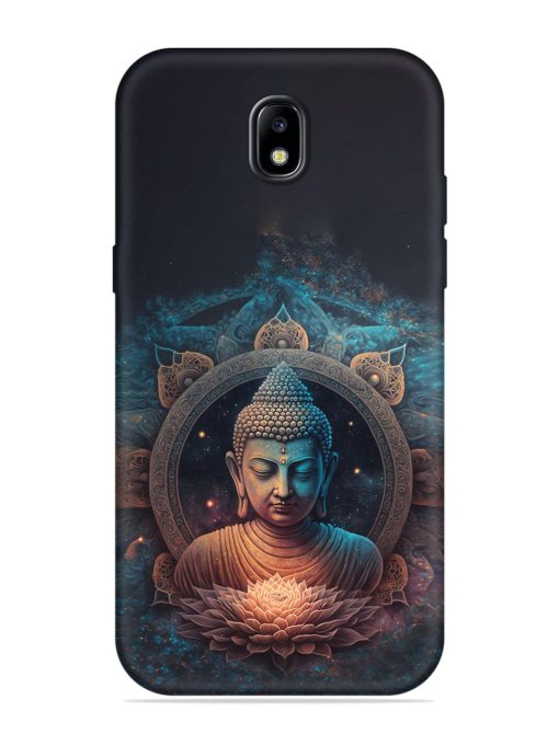 Gautam Buddha Embossed Soft Silicone Case for Samsung Galaxy J7 (2017) Edge Zapvi