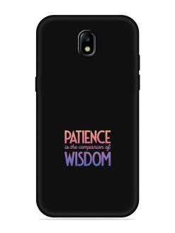 Patience Is The Embossed Soft Silicone Case for Samsung Galaxy J7 (2017)