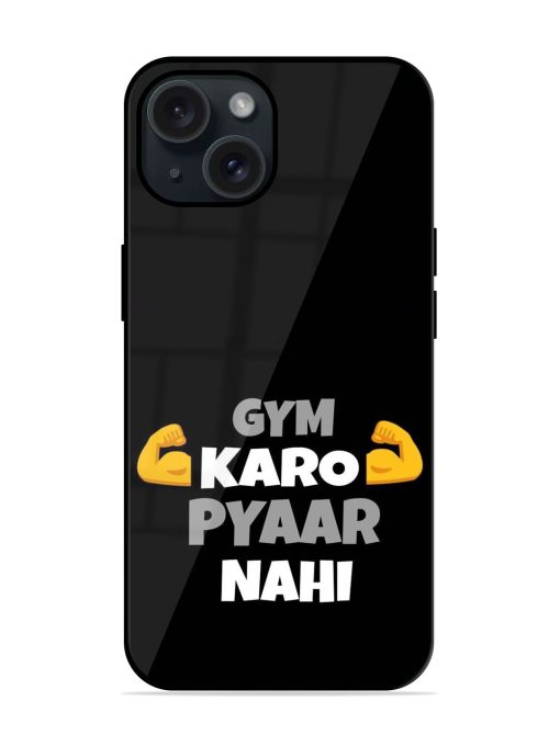 Gym Karo Pyaar Nahi Glossy Metal TPU Case