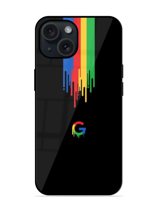 Google Logo Glossy Metal TPU Case