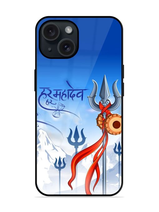 Har Har Mahadev Trishul Glossy Metal TPU Case