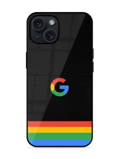 Google Logo Art Glossy Metal TPU Case