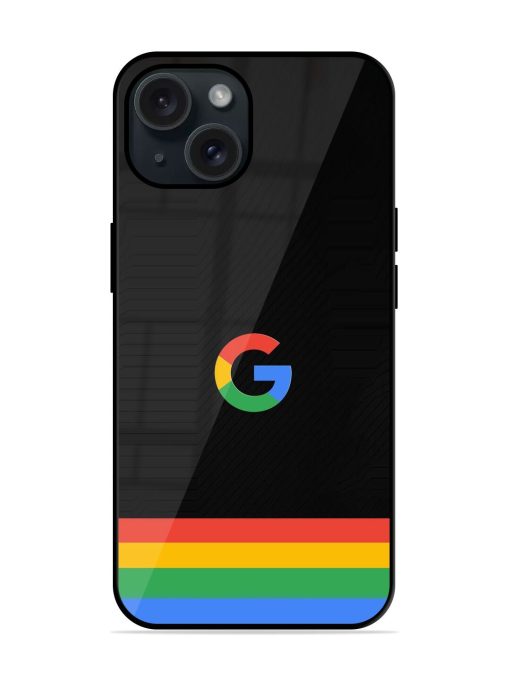 Google Logo Art Glossy Metal TPU Case