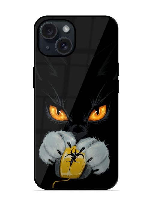 Dark Yellow Eye Fictional Art Glossy Metal TPU Case