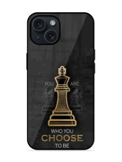 You Are Who Choose To Be Glossy Metal TPU Case