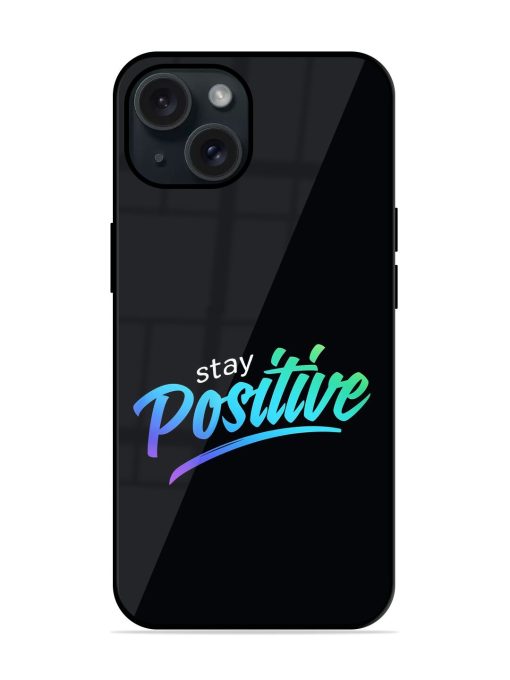 Stay Positive Glossy Metal TPU Case