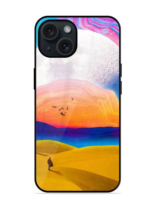 Sandy Desert Glossy Metal TPU Case