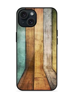 Wooden Realistic Art Glossy Metal TPU Case