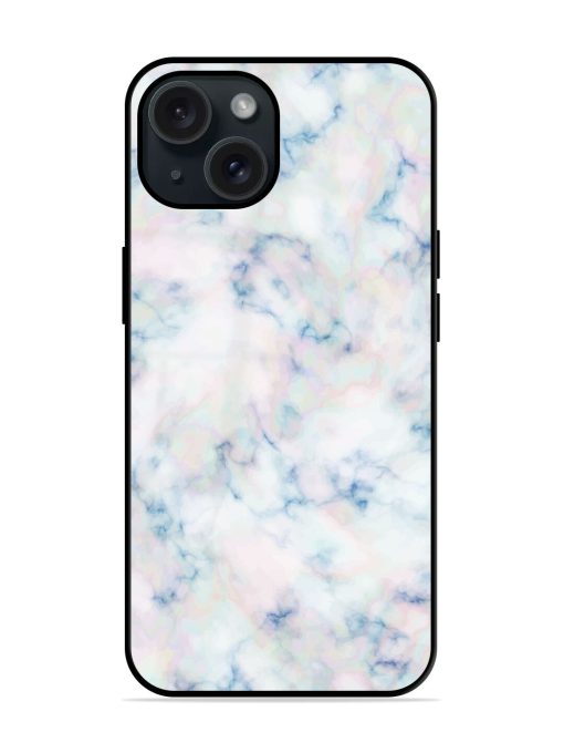 Marble Paint Background Glossy Metal TPU Case