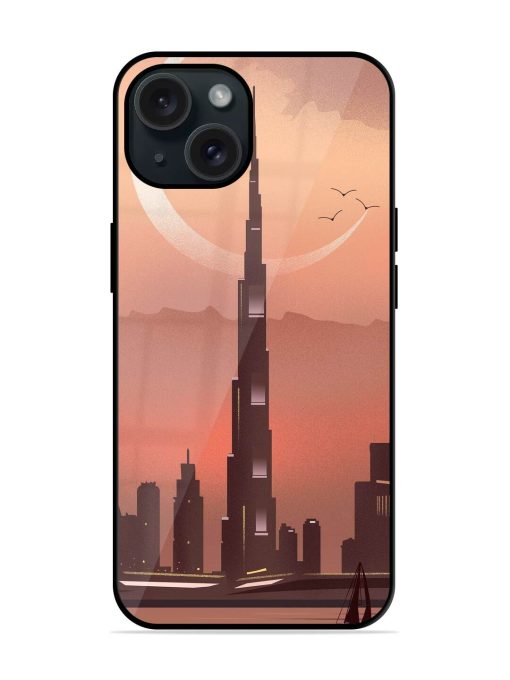 Landmark Burj Khalifa Glossy Metal TPU Case