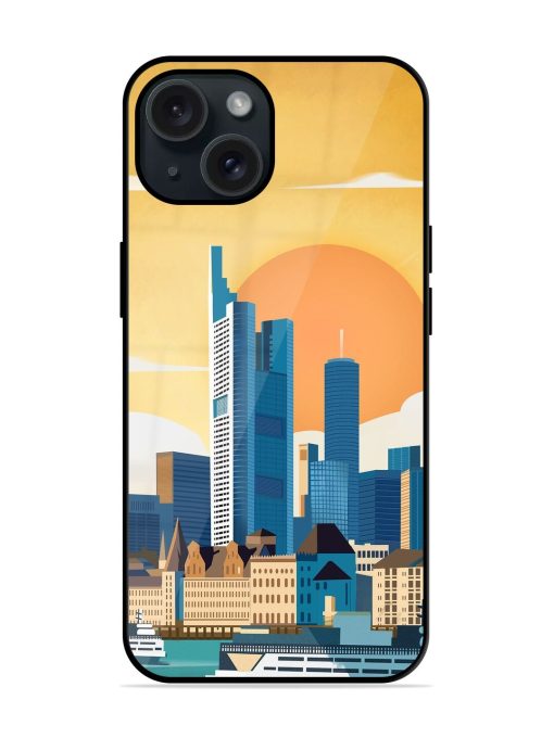 Germany Frankfurt Glossy Metal TPU Case