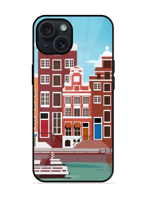 Scenery Architecture Amsterdam Landscape Glossy Metal TPU Case