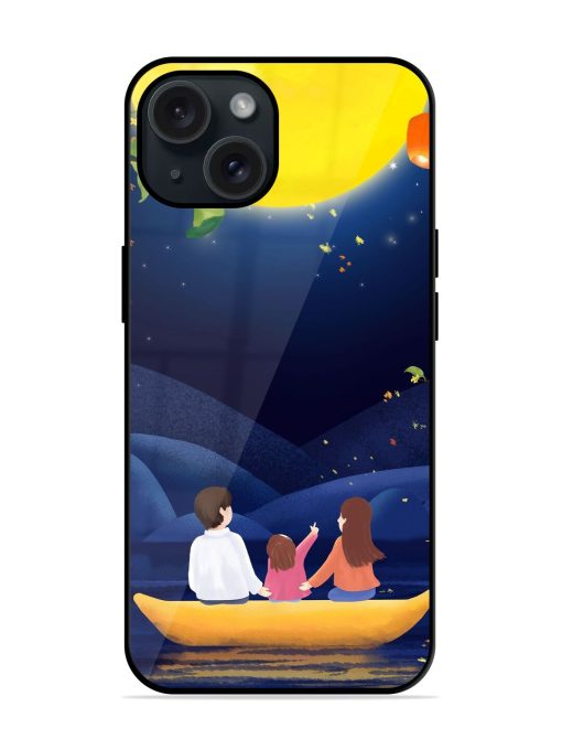 Happy Family And Beautiful View Glossy Metal TPU Case