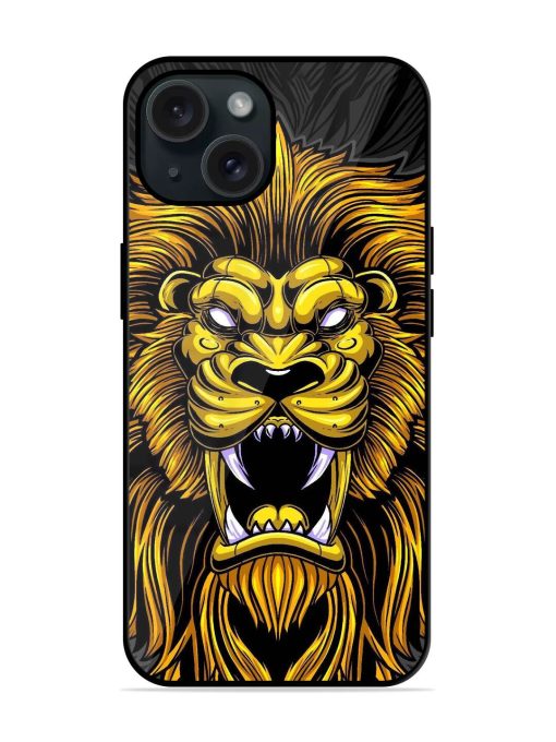 Lion Roar Vector Glossy Metal TPU Case