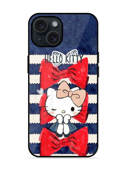 Hello Kitty Blueart Glossy Metal TPU Case