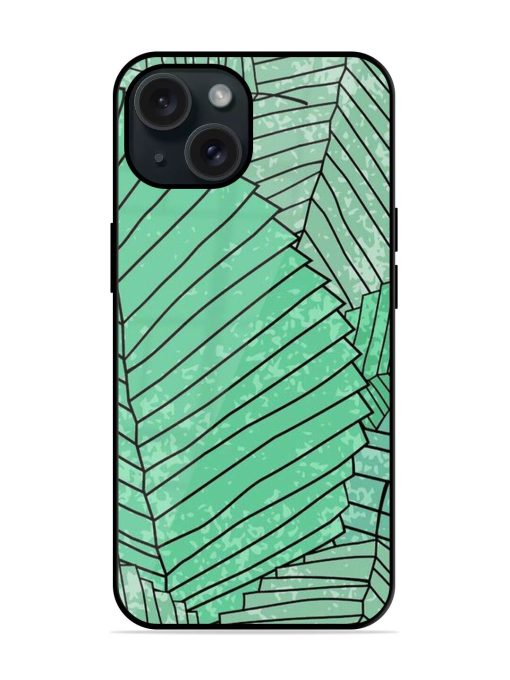 Leaves Vector Glossy Metal TPU Case