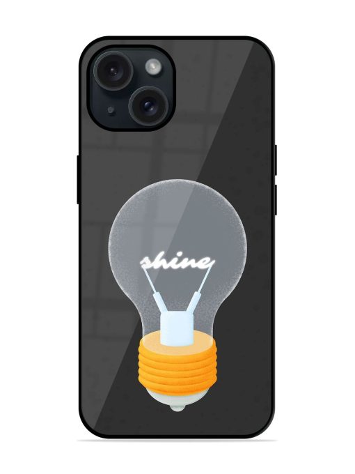 Bulb Background Glossy Metal TPU Case