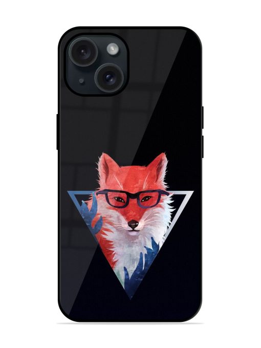 Fox Background Glossy Metal TPU Case