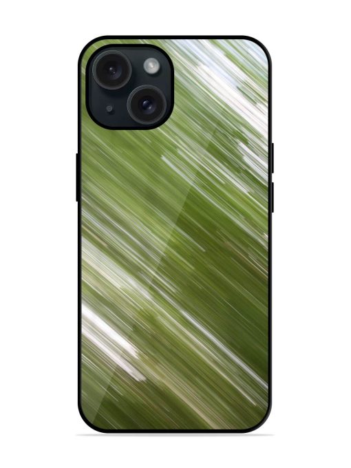 Green Texture Design Glossy Metal TPU Case