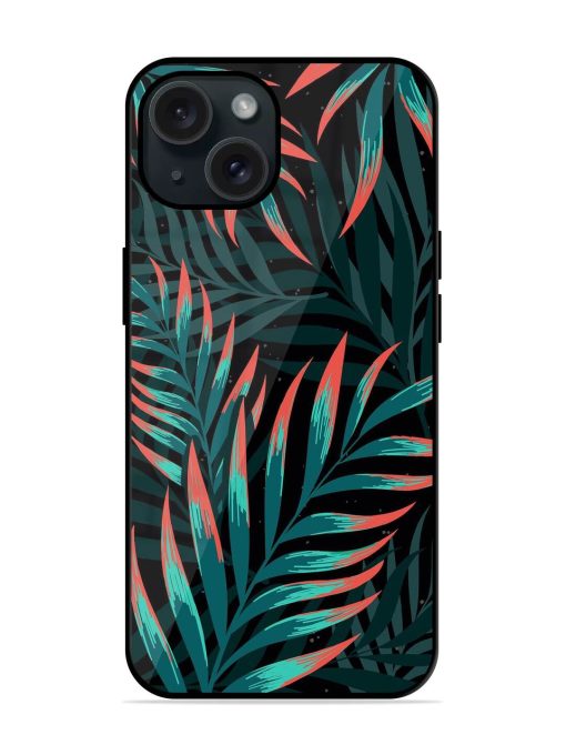 Green Leaf Art Glossy Metal TPU Case