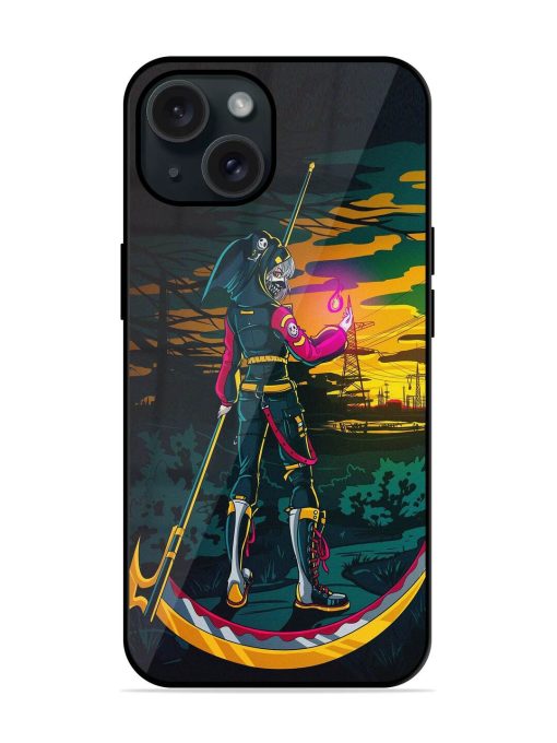 Grim Reaper Wallpaper Glossy Metal TPU Case