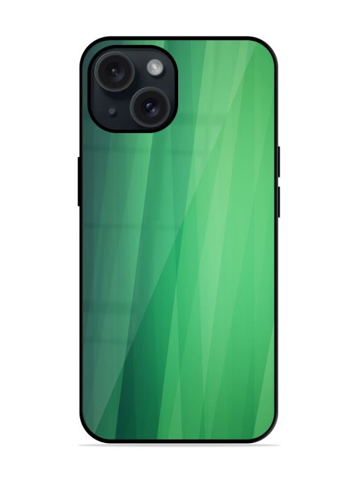 Abstract Green Gradient Background Glossy Metal TPU Case Edge Zapvi