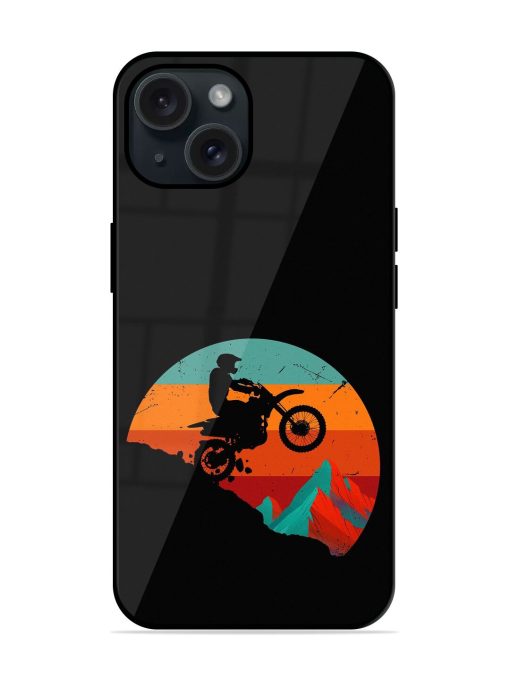 Mountain Bike Glossy Metal TPU Case