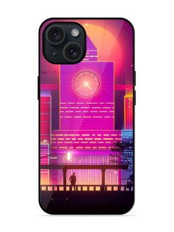 Clock Tower Glossy Metal TPU Case