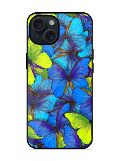 Butterfly Morpho Wings Glossy Metal TPU Case