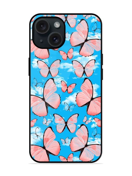 Seamless Pattern Tropical Glossy Metal TPU Case