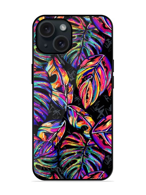 Tropical Seamless Vector Glossy Metal TPU Case