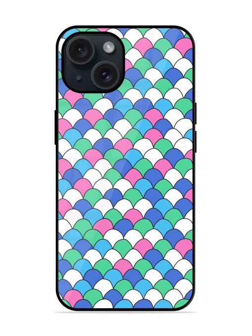 Seamless Wave Pattern Glossy Metal TPU Case