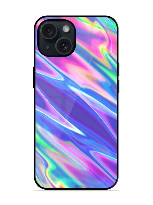 Colorful Wave Technology Glossy Metal TPU Case