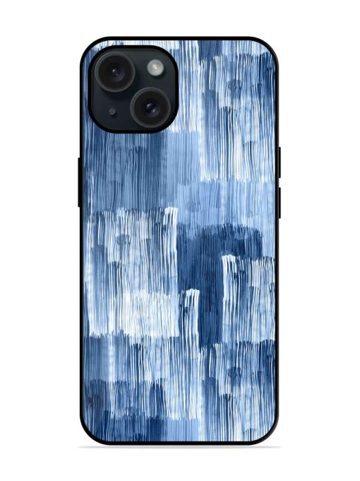 Abstract Pattern Stripes Glossy Metal TPU Case