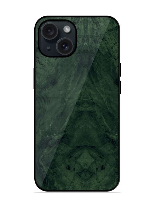 Green Marble Texture Glossy Metal TPU Case