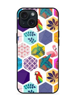 Vector Seamless Pattern Glossy Metal TPU Case