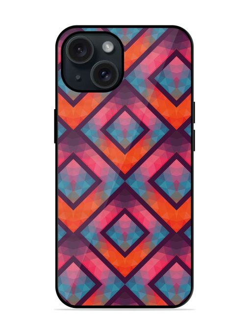 Retro Seamless Pattern Glossy Metal TPU Case